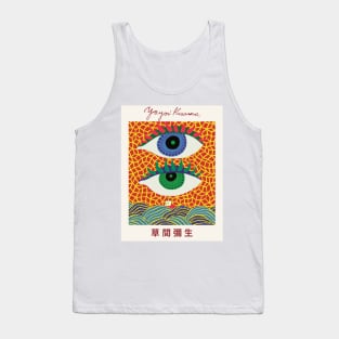 Yayoi Kusama Art Exhibition Poster Design Tank Top